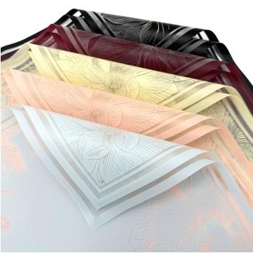 Buy cheap Mulan Jelly Film Waterproof Flower Packaging Paper 57*57cm Multiple Color for Floral Bouquet Packaging Material from wholesalers