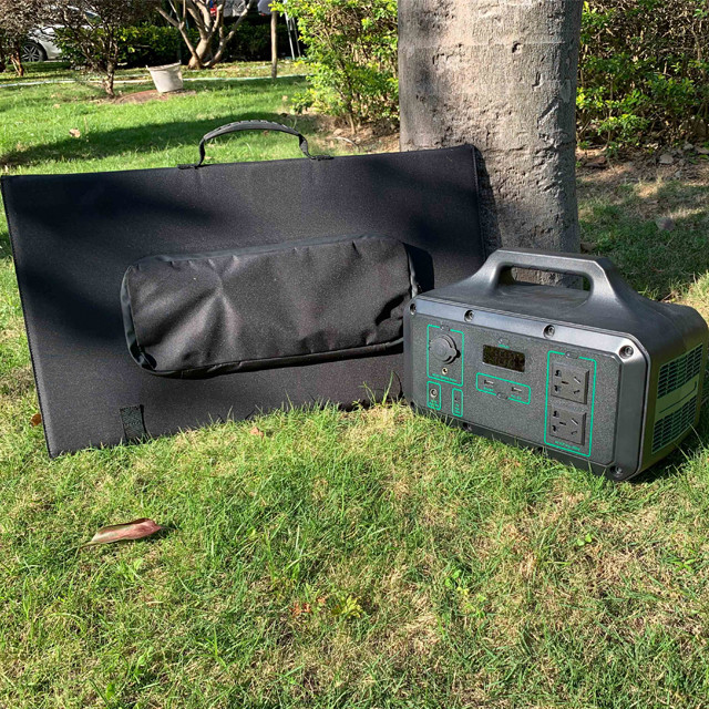 100w Peak Power Foldable Solar Panel For Backup Power Charge