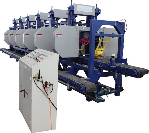 Buy cheap Sawmill for sale, Portable Sawmill used Multiple Heads Sawmill Resaw Bandsaw width max. 640mm from wholesalers
