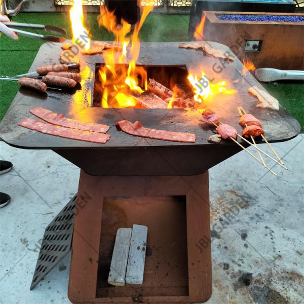 Buy cheap 2mm thick Outdoor Charcoal Bbq Grill For Cooking weather Resistance from wholesalers