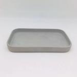 Round Cement Bathroom Accessories Set 6 Pieces Natural Luxury Bath Accessories