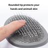 Buy cheap Blue Self Cleaning Dog Brush Dog Hair Deshedder With Massage Function from wholesalers