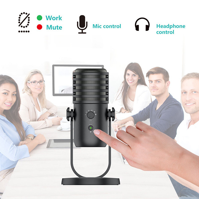 USB Home Studio Recording Microphone Equipment For Plug And Play