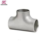 Buy cheap ASTM B363 Gr2 Wpt2 Titanium Tee 2inch 3inch Titanium Pipe Fittings product