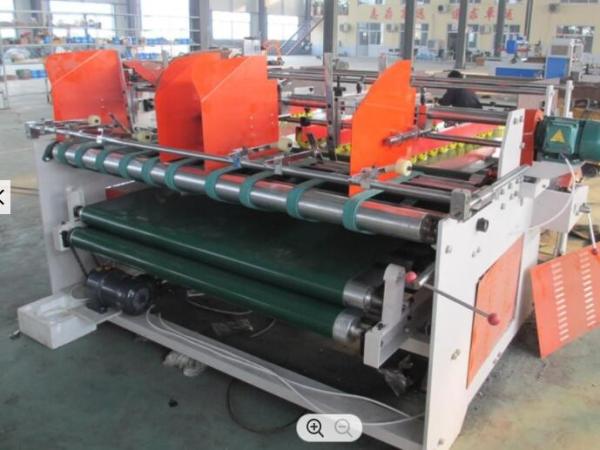 Buy cheap 4 6 Corners Carton Folder Gluer Machine 170*420mm Box Glue Machine from wholesalers