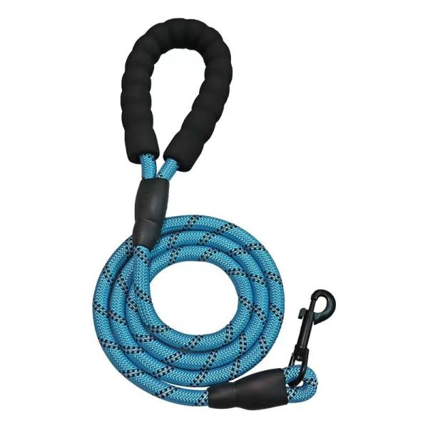 Buy cheap 1.5m Pet Reflective Rope Leather Nylon Dog Cat Running Leash from wholesalers