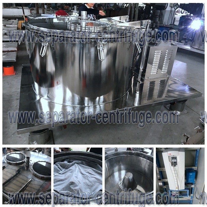 Manual Type , jacked Basket Centrifuge For Hemp Oil , CBD Oil Extraction