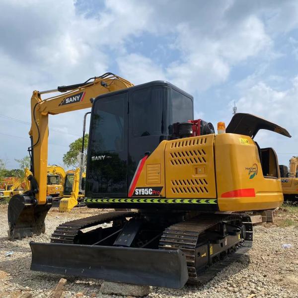 Buy cheap 9185kg Sany SY95C Used Track Excavators Hydraulic System Sany Hydraulic Excavator from wholesalers
