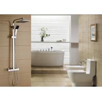 Buy cheap Chrome Finished Bathroom Thermostatic Shower Set Wall Mounted ROVATE product
