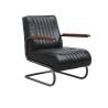 Buy cheap Genuine Antique Leather Armchairs Width Seat Leather Retro Office Chair from wholesalers