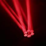 Bee Eye LED Moving Head Light Mini Size 6 *15W RGBW For Party UL FCC