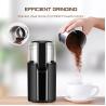 Buy cheap UL Plug Electric Coffee Grinder Coarse Powder Black Stainless Steel Coffee Grinder Machine from wholesalers