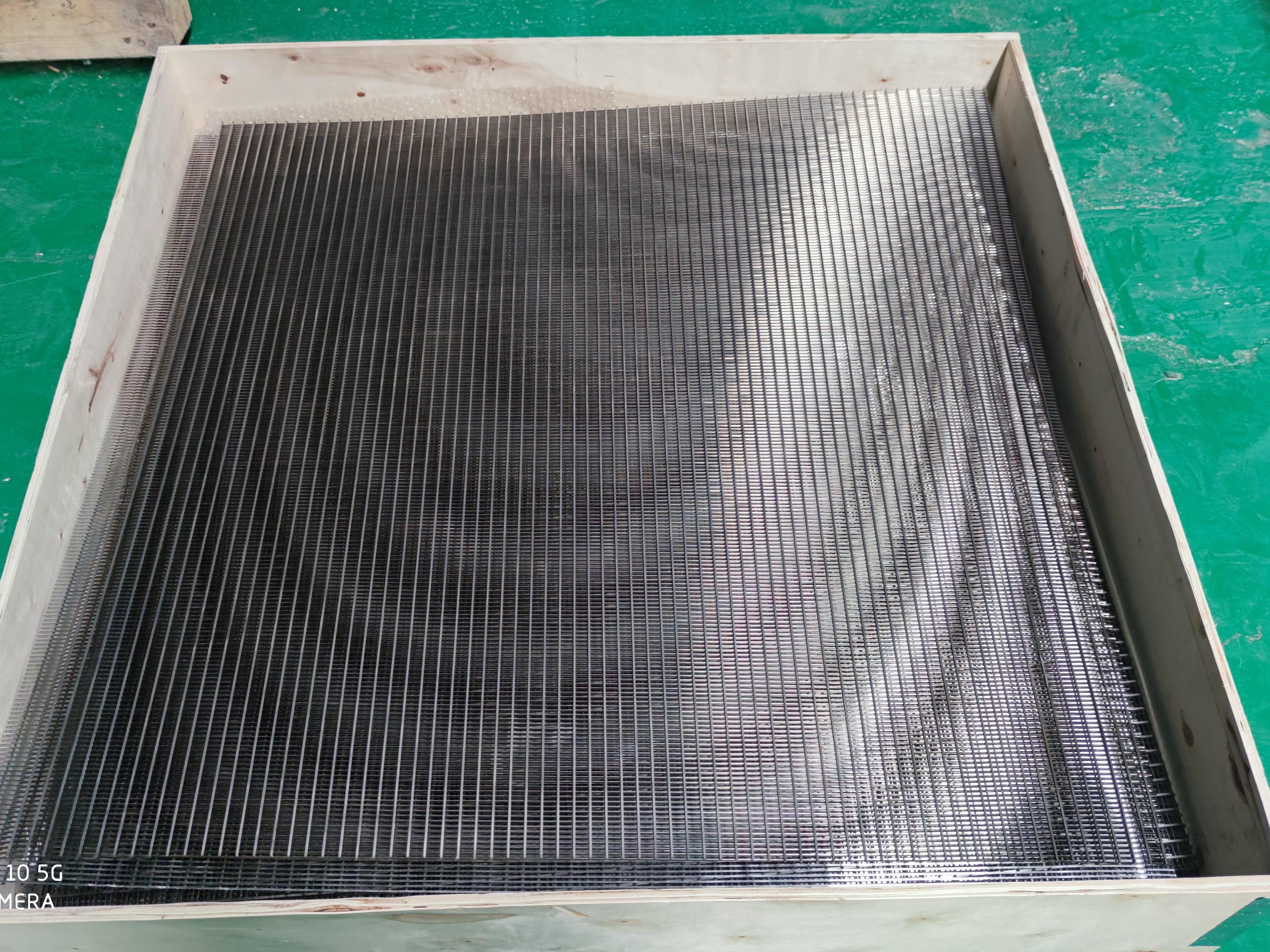 0.05mm Slot 1x2 3x5mm Wedge Wire Filter Screen For Starch Sieve
