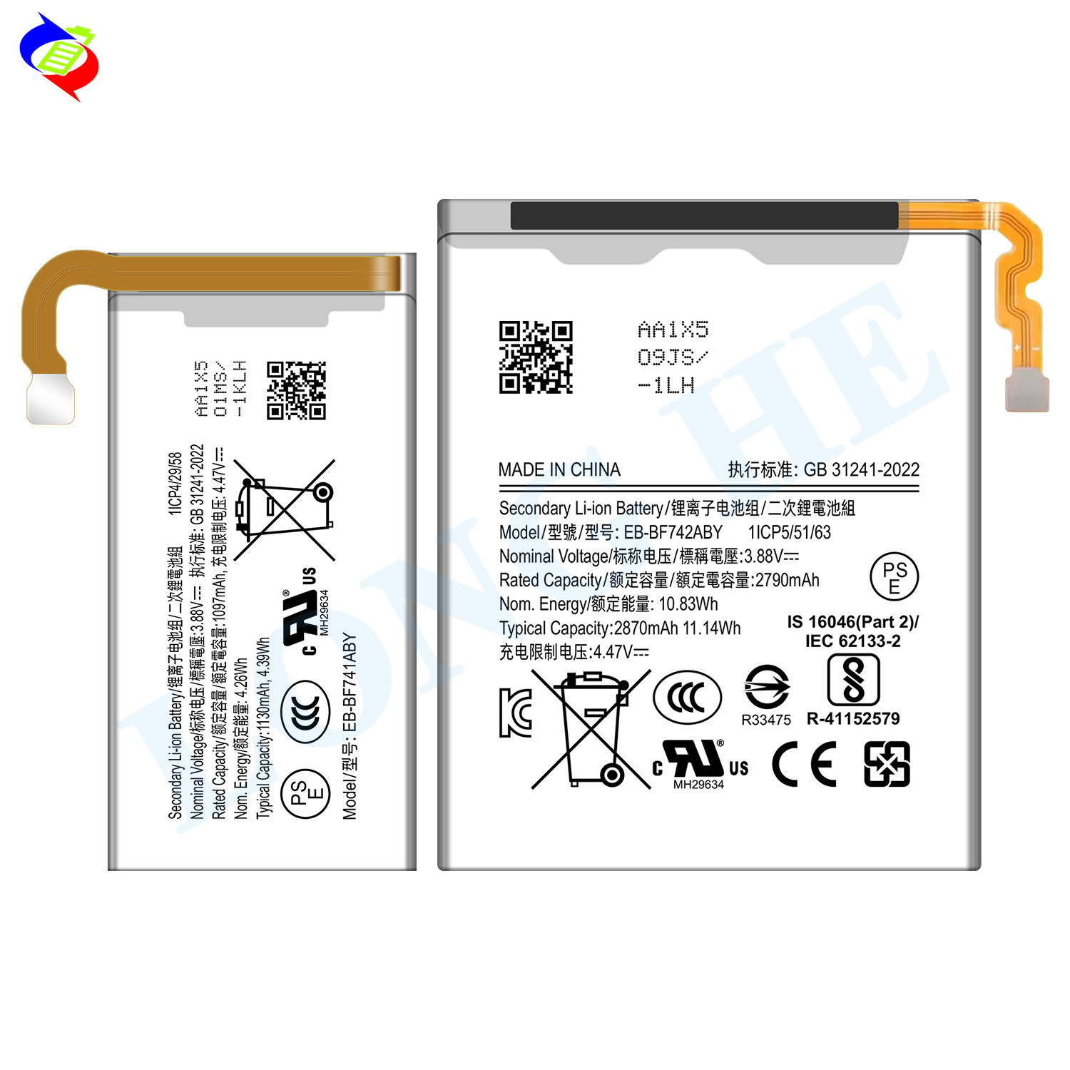 EB-BF741ABY EB-BF742ABY Original Replacement Battery for samsung Galaxy Z Flip 6 battery