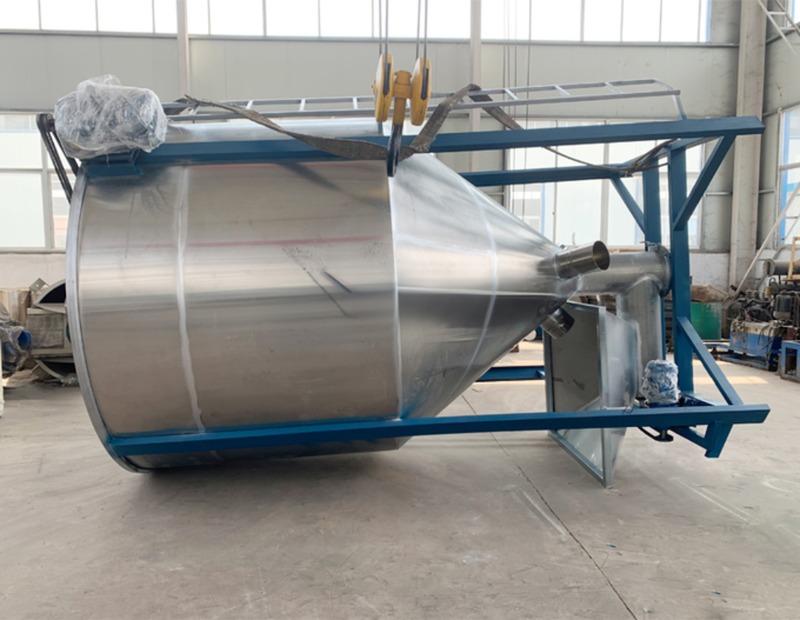 Machinery Repair Shops 1000kg Vertical Plastic Powder Mixer Machine Blender Auger Feed Vertical Screw Mixer