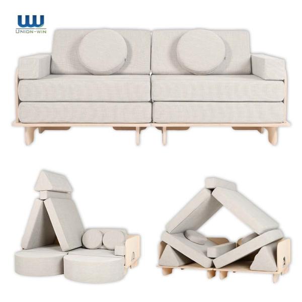 Buy cheap Arm Chair Modular Play Sofa 58cm X 12cm X 12cm For Bedroom / Living Room / Playroom from wholesalers