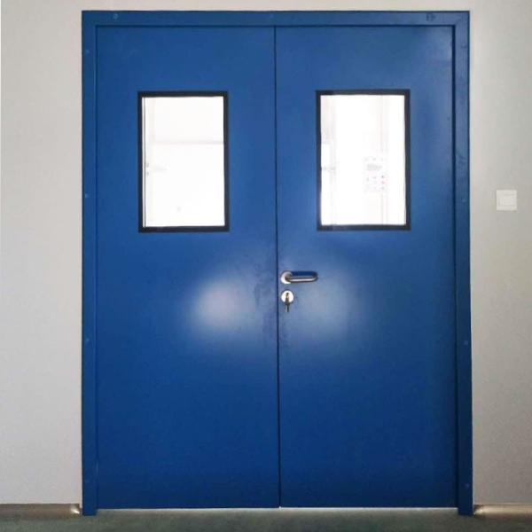 Stainless Steel Clean Room Door Environmental Protection Double Swing Door For