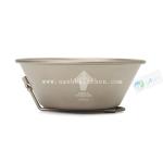 Titanium bowl/backpacking cookware bowl/capacity 300ml