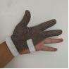 Buy cheap Three Fingers Stainless Steel Ironing Gloves Mesh Cutting Cut Resistant Chain Saw Gloves from wholesalers