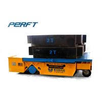 Buy cheap Trackless Handling Bogie Material Transfer Cart , Heavy Duty Plant Trailer product
