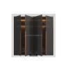 Buy cheap 4M Walk In Closet Wardrobe Full Height Steel Swing Door Cabinet With Shoes Rack Function from wholesalers
