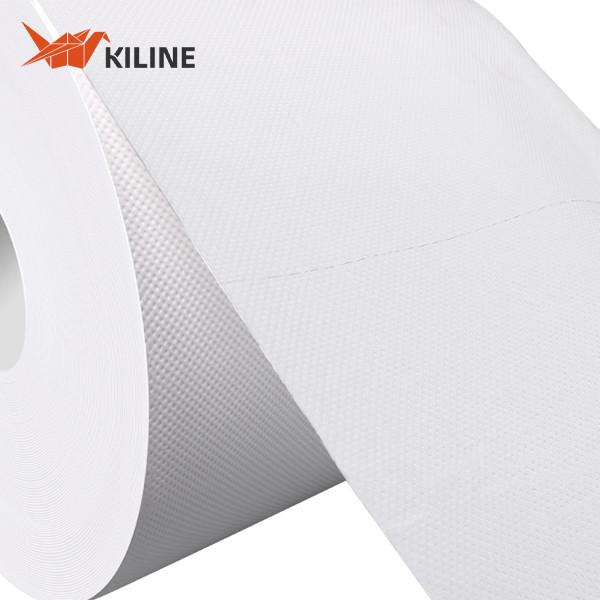 Buy cheap Three Ply Reinforced Industrial Heavy Duty Wiping Paper Jumbo Roll White 54gsm from wholesalers