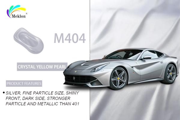 SGS Nontoxic Silver Metallic Automotive Paint , Moistureproof Car Silver Colour