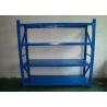 Buy cheap Warehouse Light Duty Storage Rack 100kg-120kg/Layer Industrial Slotted Angle Rack from wholesalers