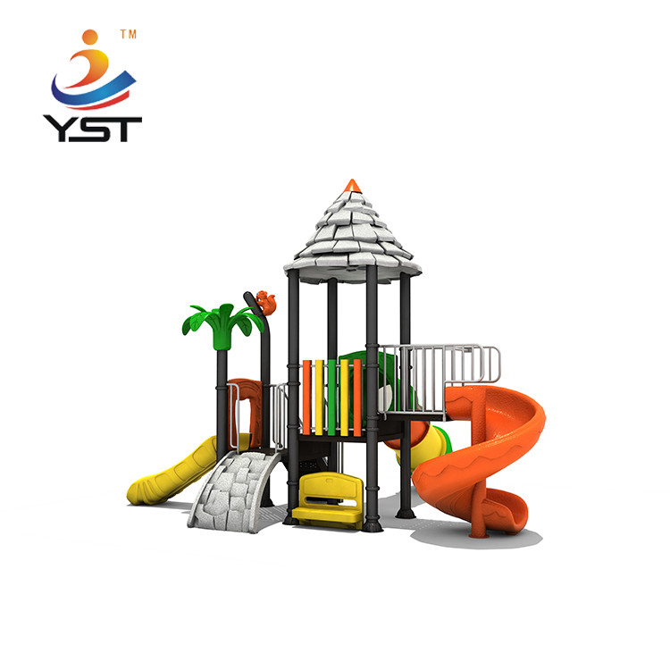 YST-19117 Children Plastic Playground Slide Equipment Garden Outdoor Anti Static