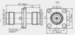 TNC Waterproof Female to Female Straight RF Coaxial Connector