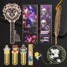 Buy cheap Custom Zinc Alloy Brass Metal Bookmark 3D Soft Enamel Book Mark from wholesalers