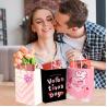 Buy cheap Industry Custom Good Tote Valentine's Day Gift Kraft Paper Bag with Hand Length Handle from wholesalers