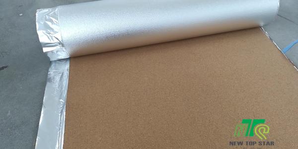 Buy cheap 100% Laminate Flooring Eco Cork Underlayment 3mm 220kg/cbm For Flooring Heating System from wholesalers