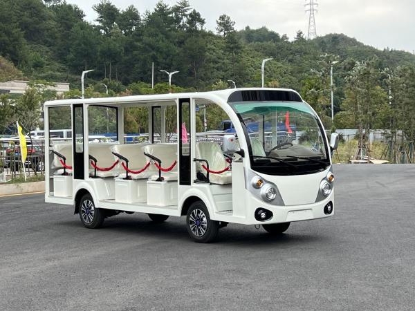 Buy cheap Battery Power Transmission 14 Seats Electric Vehicle Sightseeing Bus Electric Cart For Adult And Kids from wholesalers