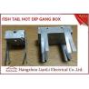 Buy cheap Hot Dip Finish GI Electrical Gang Box / Gang Electrical Box 3 inch by 3 inch from wholesalers