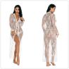 Buy cheap Sexy See Through Long Lingerie Plus Size 2 Pieces Lace Sleepwear for Women from wholesalers