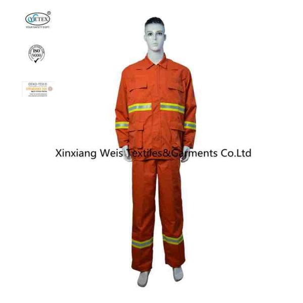 Buy cheap Orange Aramid Forest 200g Inherent FR Clothing Fire Fighting NFPA 2112 from wholesalers