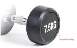 Rubber Round dumbbells, round rubber dumbbells, body solid round rubber