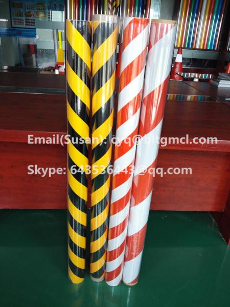 Buy cheap Red White Diagonal Reflective Strip Crystal Color Grid Reflective Film Reflective Sticker from wholesalers