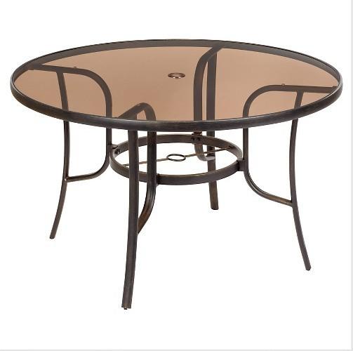 Buy cheap Round Bronze Tinted Table Top Glass Withstands Abrupt Temperature from wholesalers