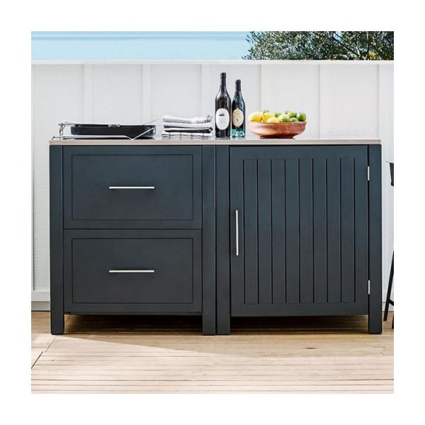 Buy cheap Modular Bbq Gas Stove Outdoor Kitchen Cabinets Double Door from wholesalers