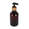 Buy cheap 200ml 300ml 500ml Refillable Amber Bottles Slanted Shoulder PET Plastic Bottle For Lotion from wholesalers