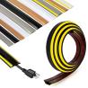 Buy cheap Colored Wooden Door Sound Insulation Strips Dust Gasket Seals Against Wind D Type Foam from wholesalers