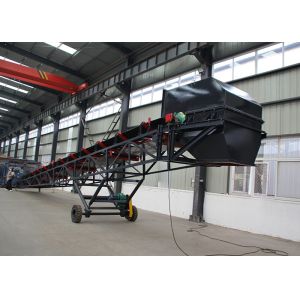 China Specialized Unloading Mobile Belt Conveyor For Bulk Material on sale