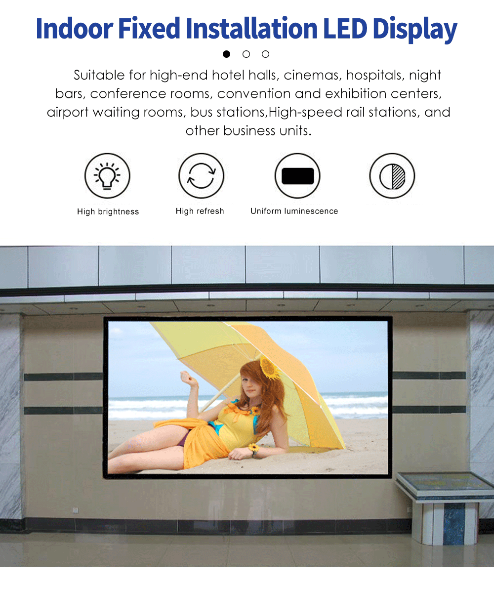IP33 3840HZ Flexible LED Display Screen Panel 320x160mm Durable