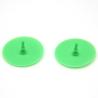Buy cheap Round Shape Silicone Rubber Exhaust Valve Diaphragm Dia 24mm Shore A 50 Green Medical Valve from wholesalers