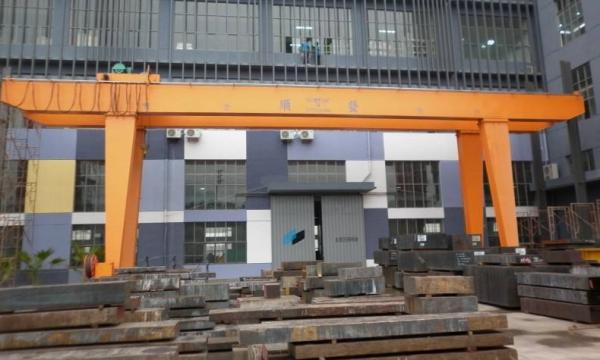 Buy cheap Heavy Duty Double Girder Gantry Crane 10-75t Lifting Capacity Schneider Motor A5-A8 Working Duty from wholesalers