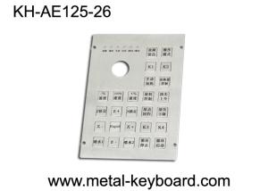 China 26 keys Customized Layout Industrial Metal Keyboard with Functions Keys on sale