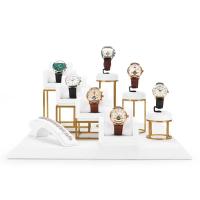 Buy cheap OEM Logo PU Luxury Watch Display Wrist Watch Display Stand product