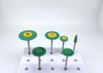 Sintered Dental Rubber Diamond Polisher green Pre Polishing Zirconia Grinding